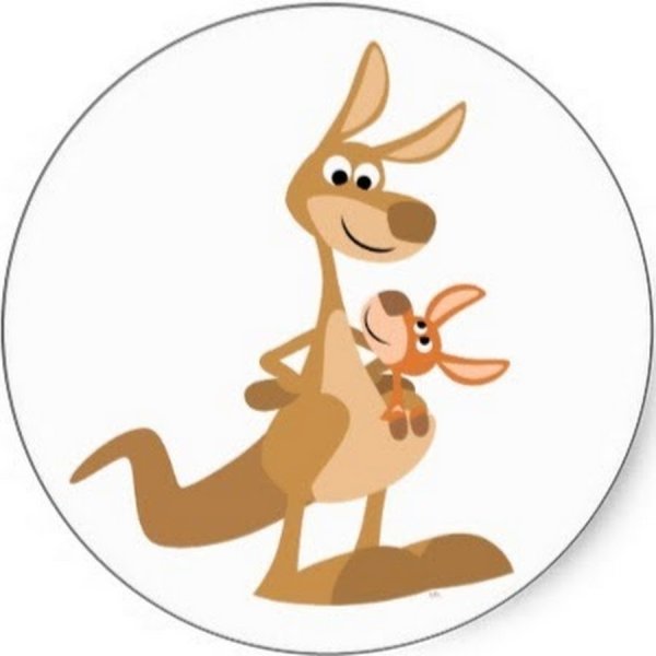 Кенгурёнок ДЕТСКИЙСТИКЕР
