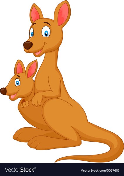 Кенгуру мультяшный