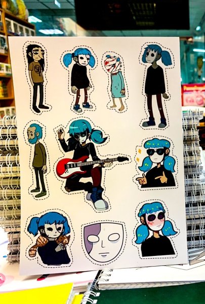 Стикеры Салли фейс