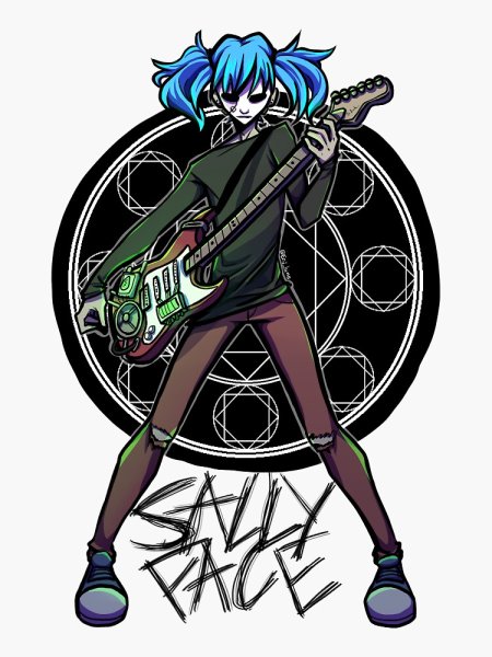 Стикеры Sally face на прозрачном фоне