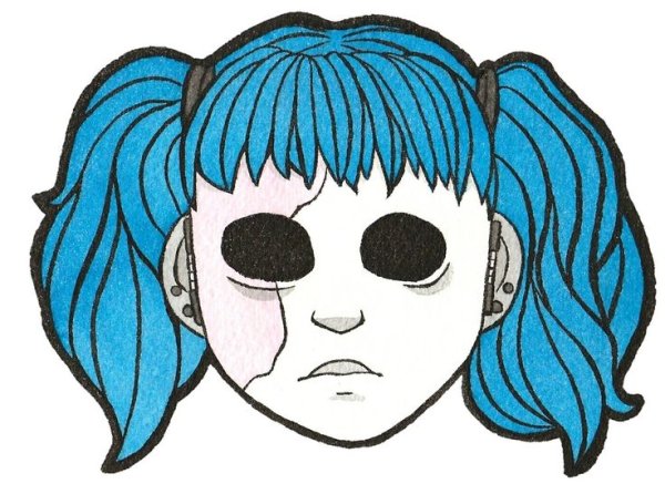 Салли фейс персонажи наклейка