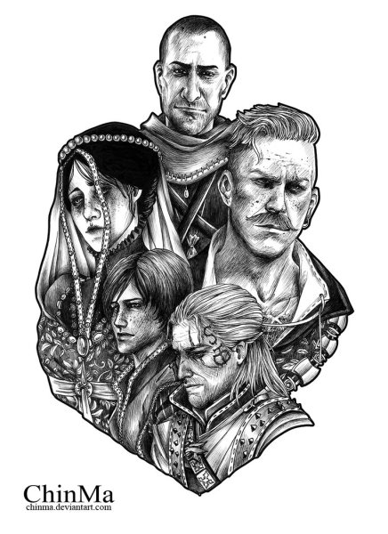 Ведьмак вектор