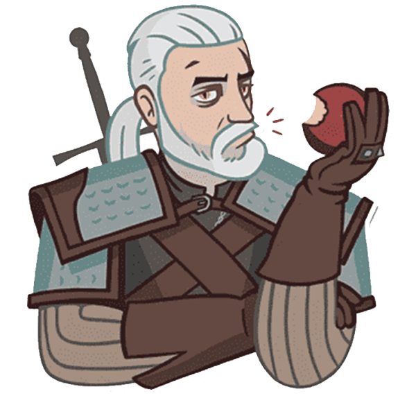 Стикеры Геральт из Ривии