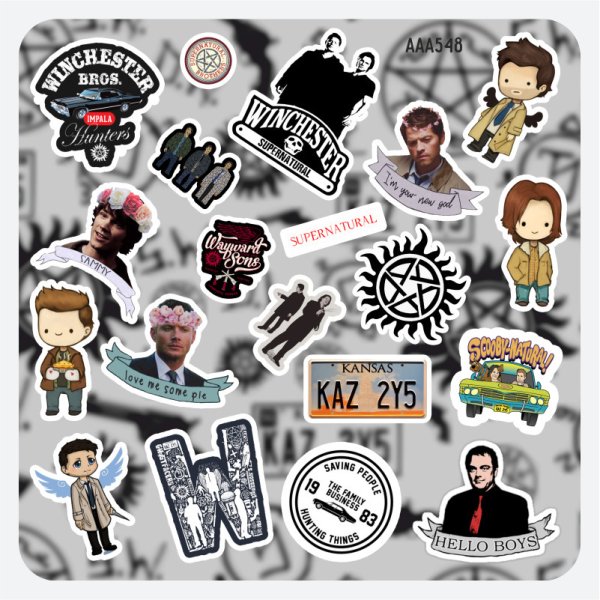 Наклейки сверхъестественное