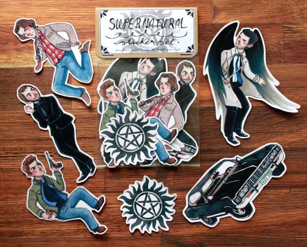 Сверхъестественное силуэты