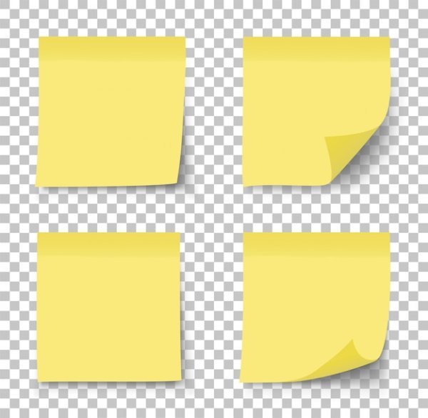 Стикер бумага вектор