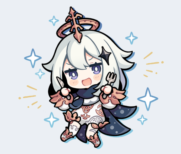 Стикеры Геншин Импакт Чиби