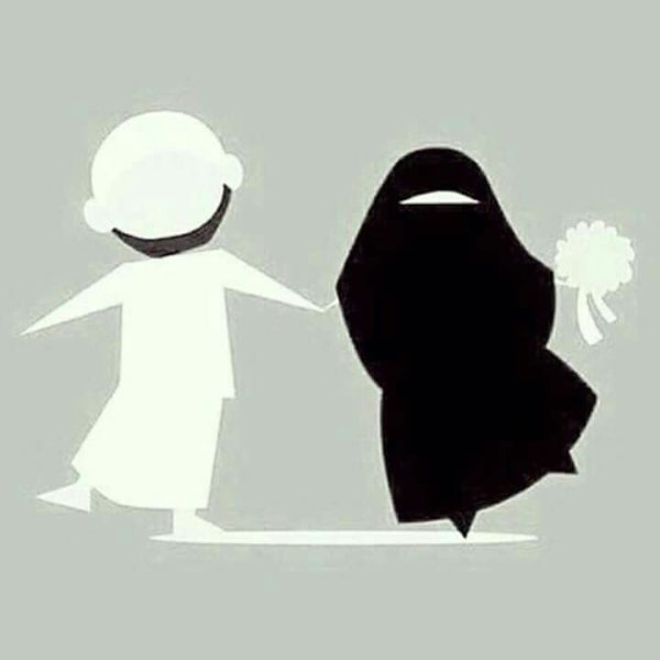 Силуэт мусульманина