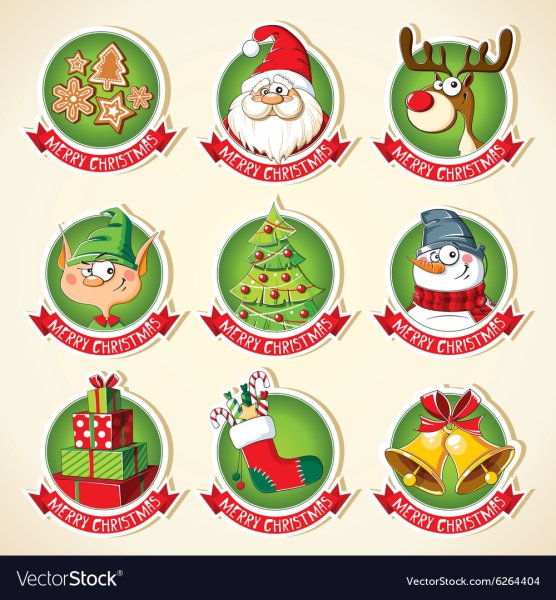 Наклейки "с новым годом!"