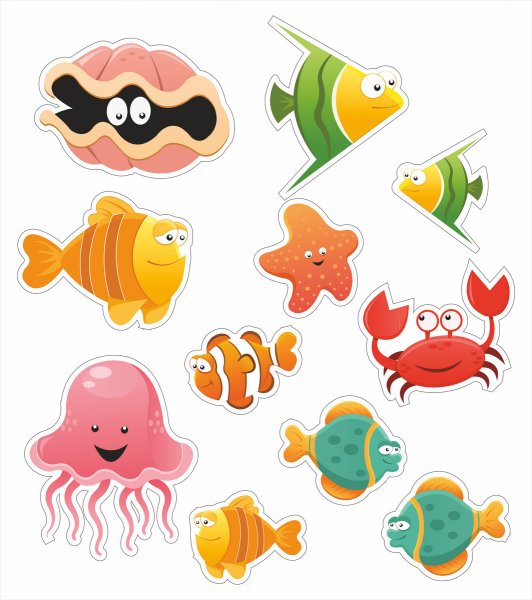 Стикеры. Рыба