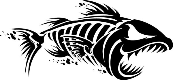 Рыба к пиву вектор