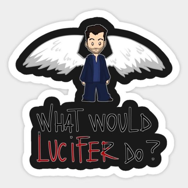 Стикеры Люцифер сериал