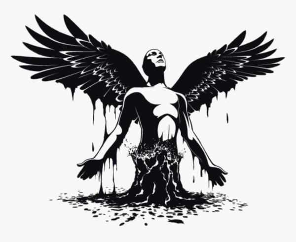 Сверхъестественное Кастиэль с крыльями