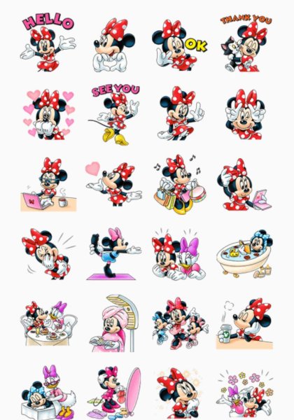 Наклейки Микки Маус
