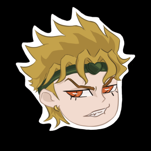 Наклейки дио Джоджо