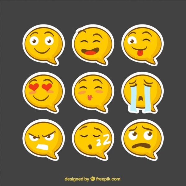 Смайлики для ежедневника