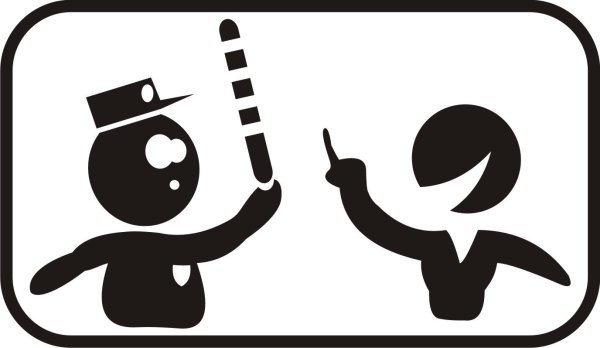 Наклейка на авто для гаишника