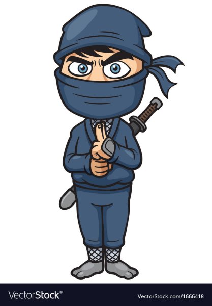 Карикатурный ниндзя