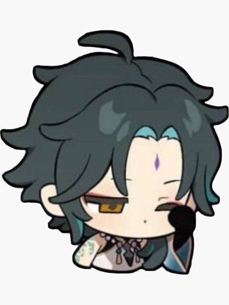 Сяо Геншин Чиби Стикеры