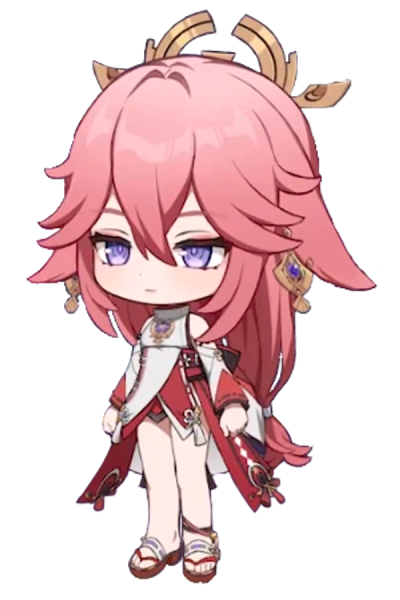 Чиби Мико Геншин