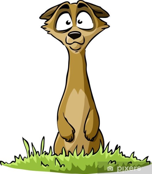 Сурикат мультяшный