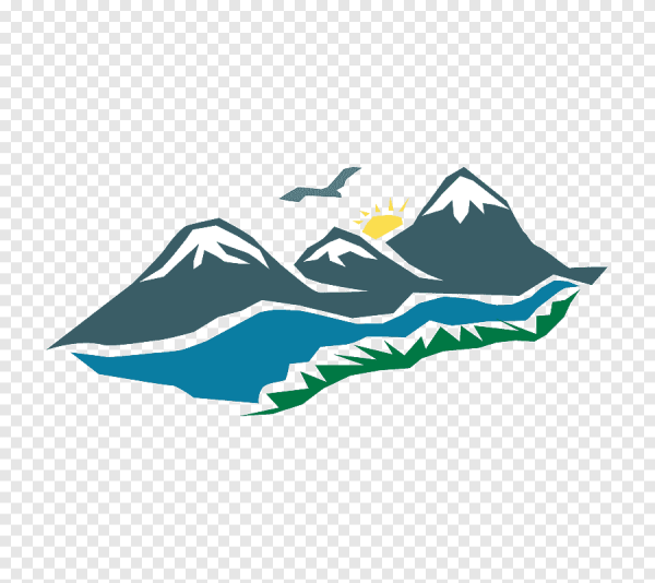 Горы векторное изображение