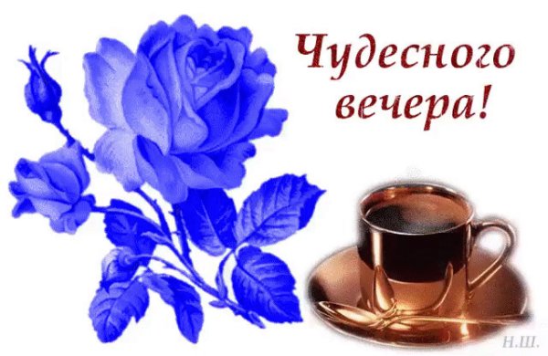 Стикеры добрый вечер