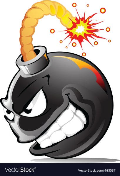 Панда нарисованная злая