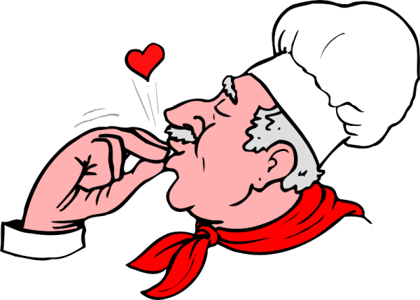 Повар целует пальцы