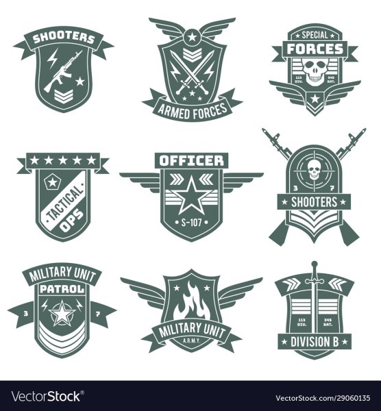 Баннер в военном стиле