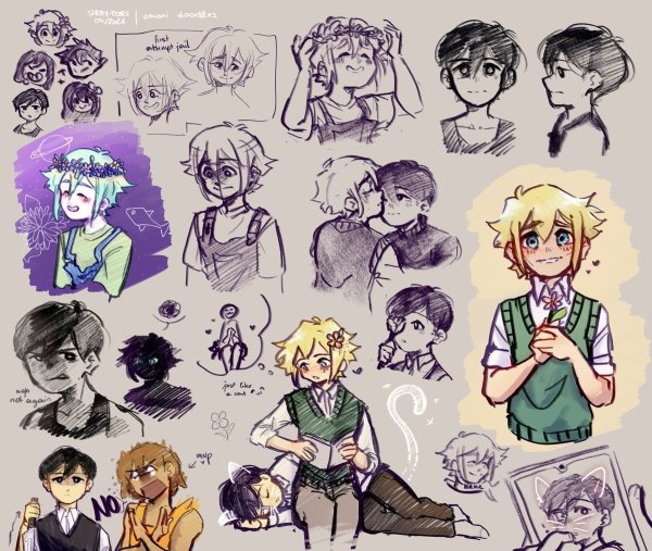 Омори спрайты персонажей