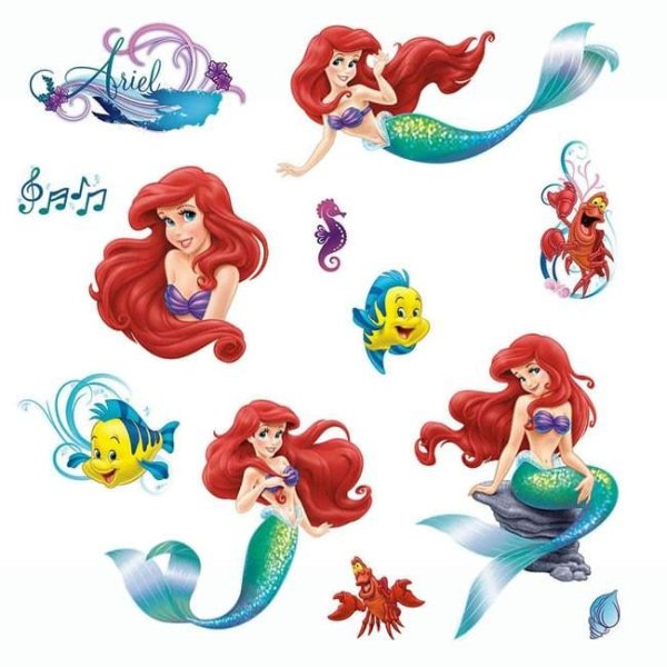 Ариэль Дисней стикер