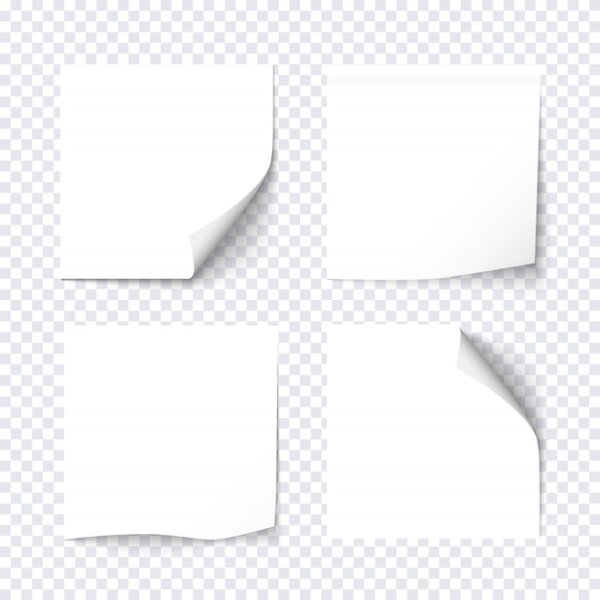 Стикеры белые