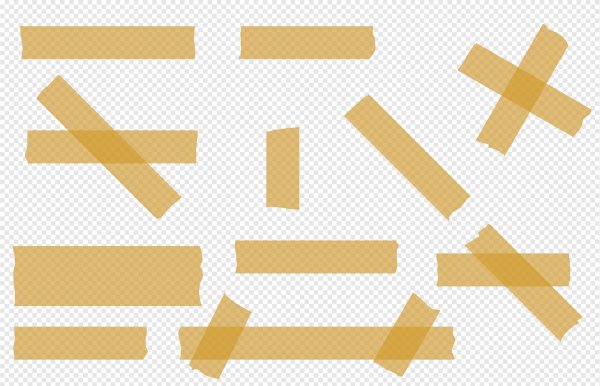 Кусок скотча вектор