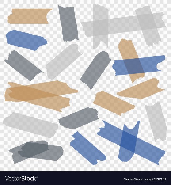 Скотч стикер на прозрачном фоне