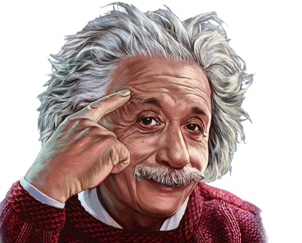 Альберт Эйнштейн стикер