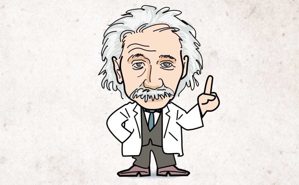 Альберт Эйнштейн 2д