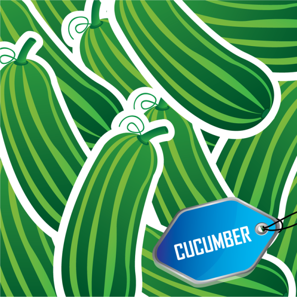 Фон для этикетки огурцов