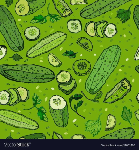 Огурец вектор