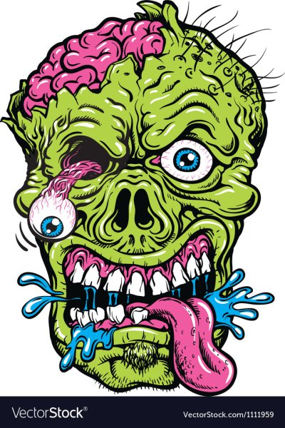 Череп наклейка