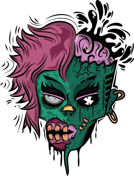 Трехглазый кот наклейка