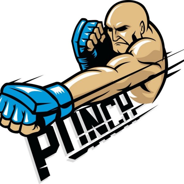 Боец ММА вектор