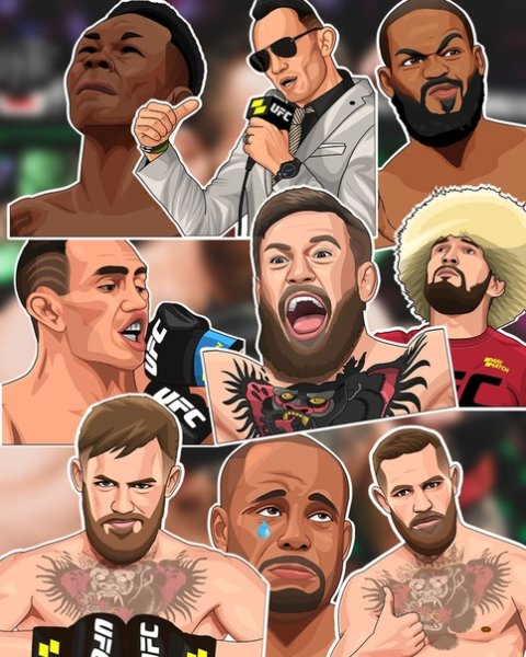 Ultimate Fighting Championship Стикеры