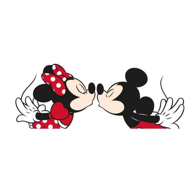 Микки Маус поцелуй
