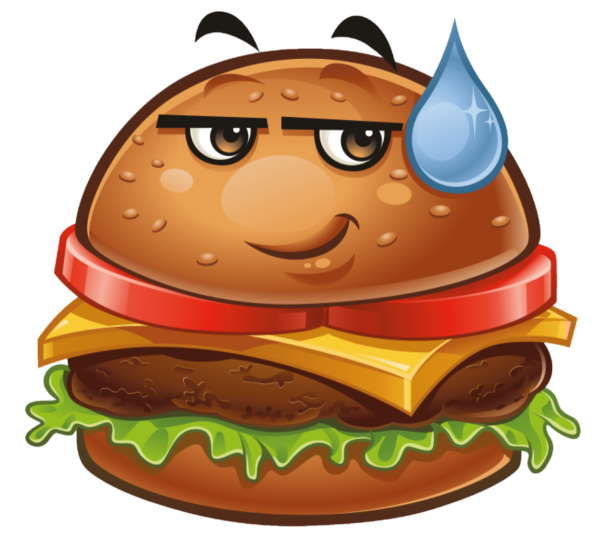 Бургер рисунок для срисовки