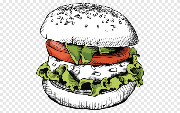 Бургер надпись