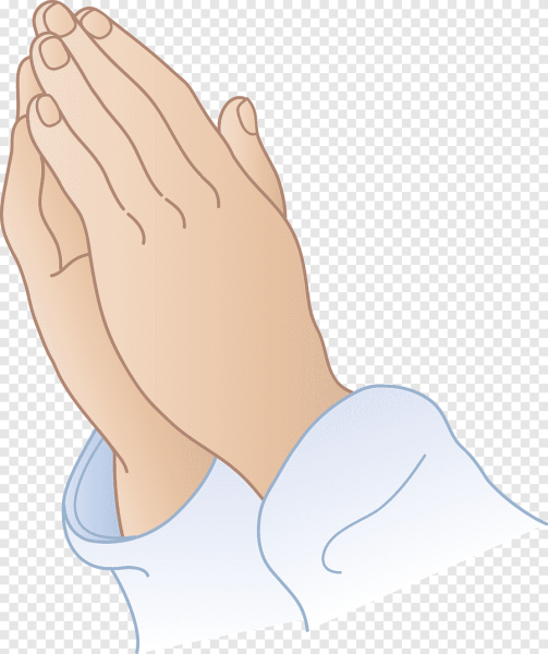 Стикер сложенные руки