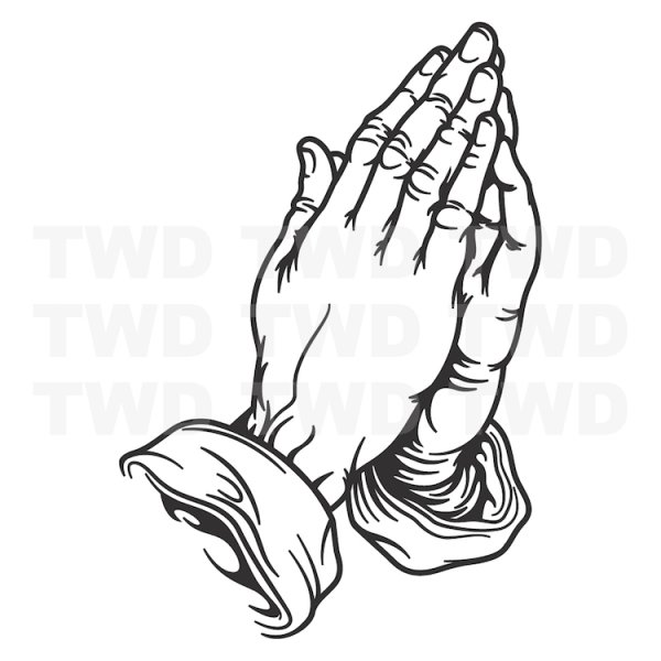 Стикер молиться