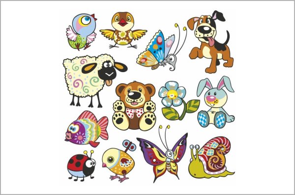 Клипарт детские наклейки