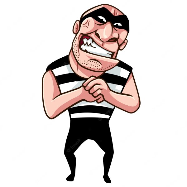 Преступник стикер